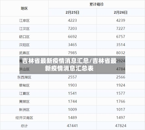吉林省最新疫情消息汇总/吉林省最新疫情消息汇总表-第3张图片