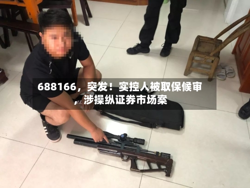 688166，突发！实控人被取保候审	，涉操纵证券市场案-第3张图片